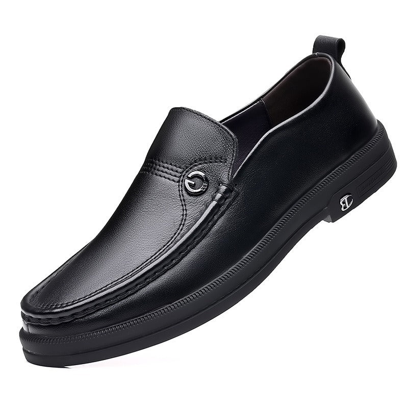 Men's Selected Business Slip On First Layer Loafers