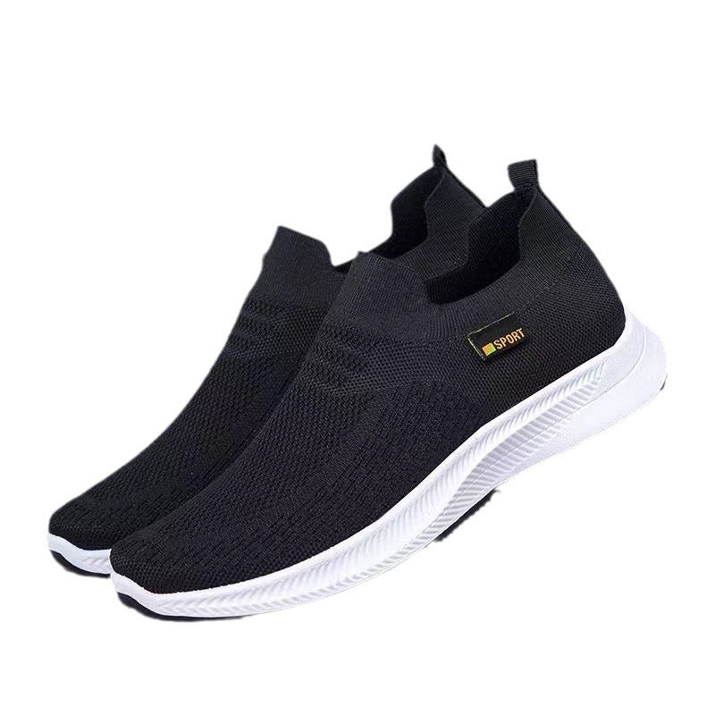Men's Autumn Sports Trendy Fashionable Flying Woven Casual Shoes