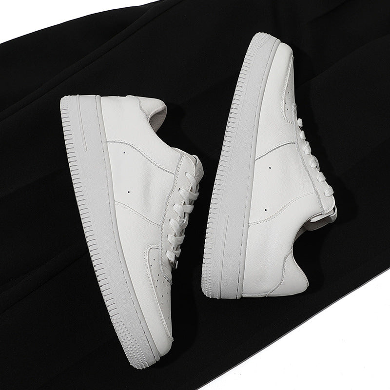 Men's Layer Cowhide Easy Wear Couple Summer Sneakers