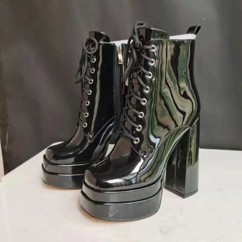 Women's Double Waterproof Platform High Super Chunky Boots