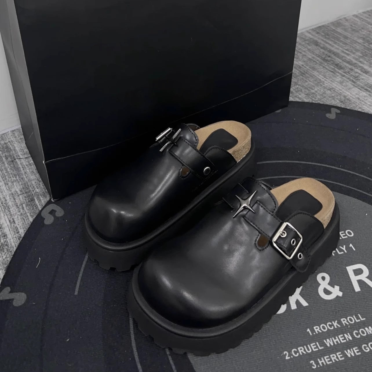 Outer Wear Thick Bottom Increased Genuine Slippers