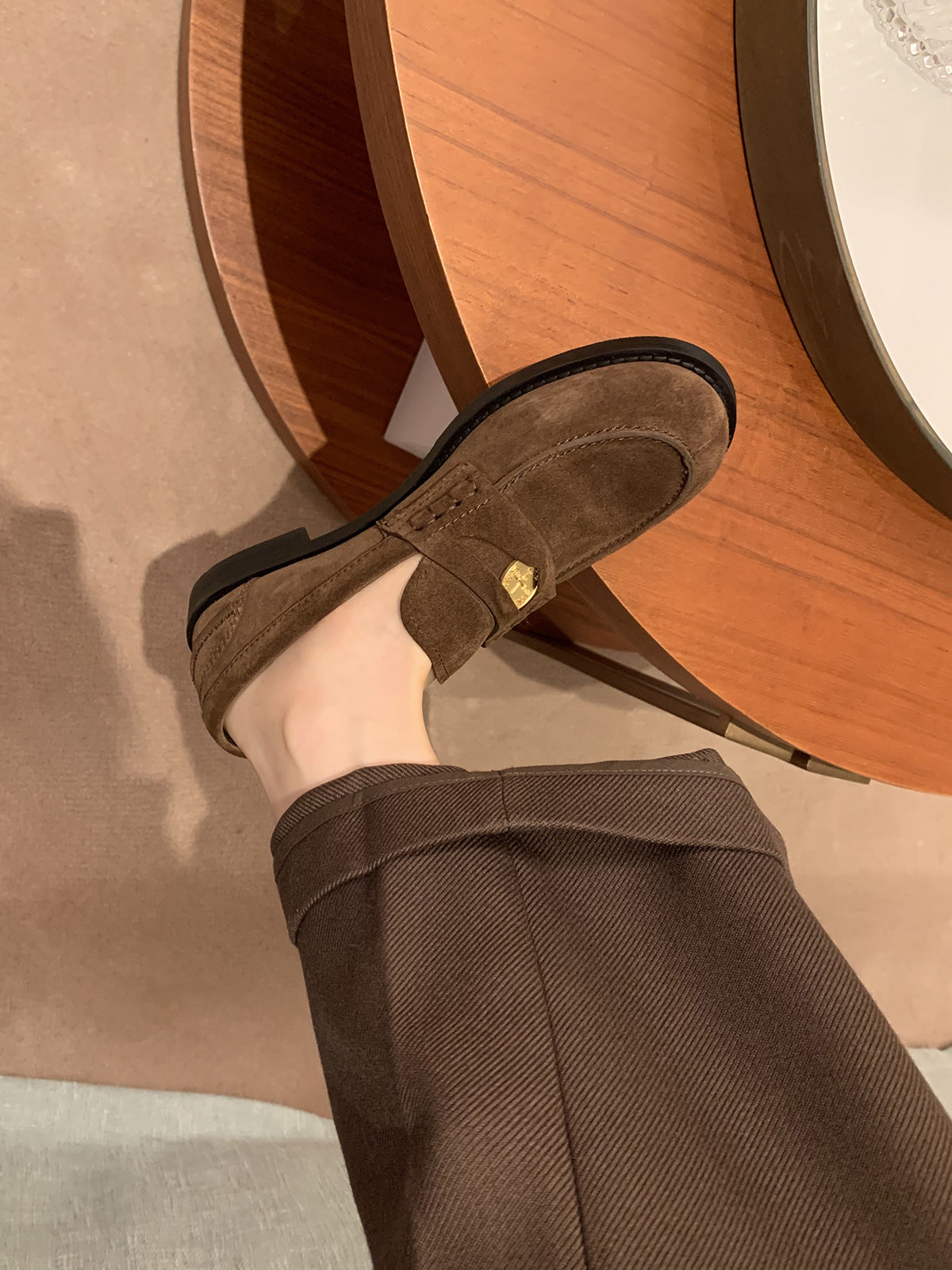 Women's Letter From Grape Mom London Retro Loafers
