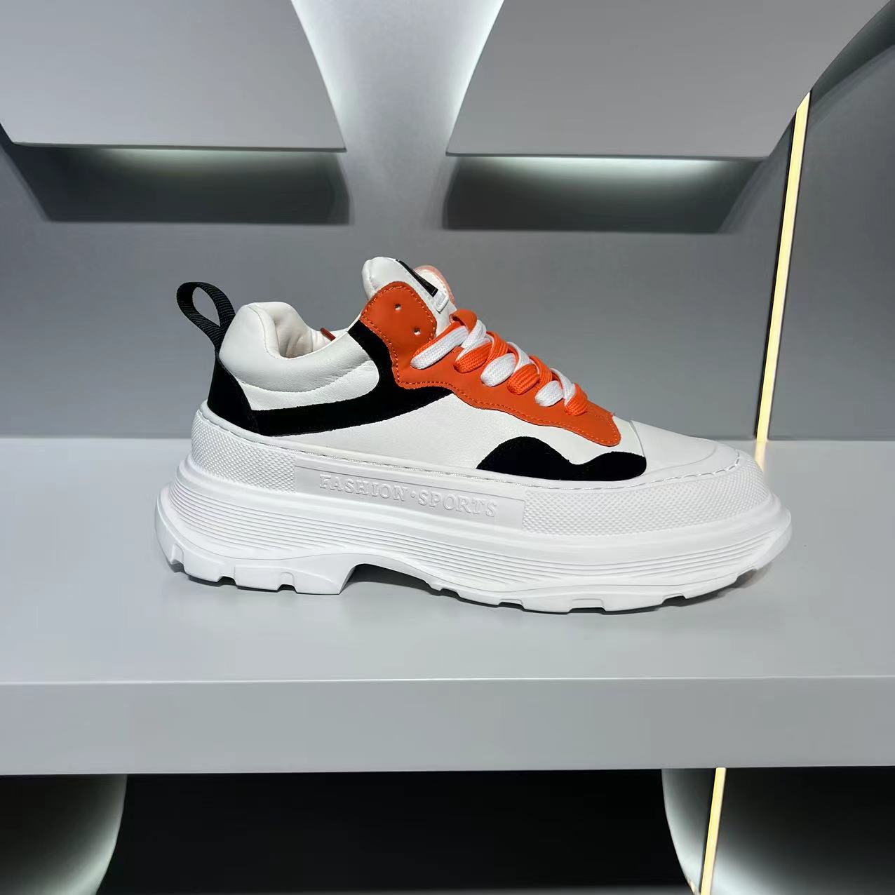 Men's Top Cloth Surface Breathable Thick Bottom Sneakers
