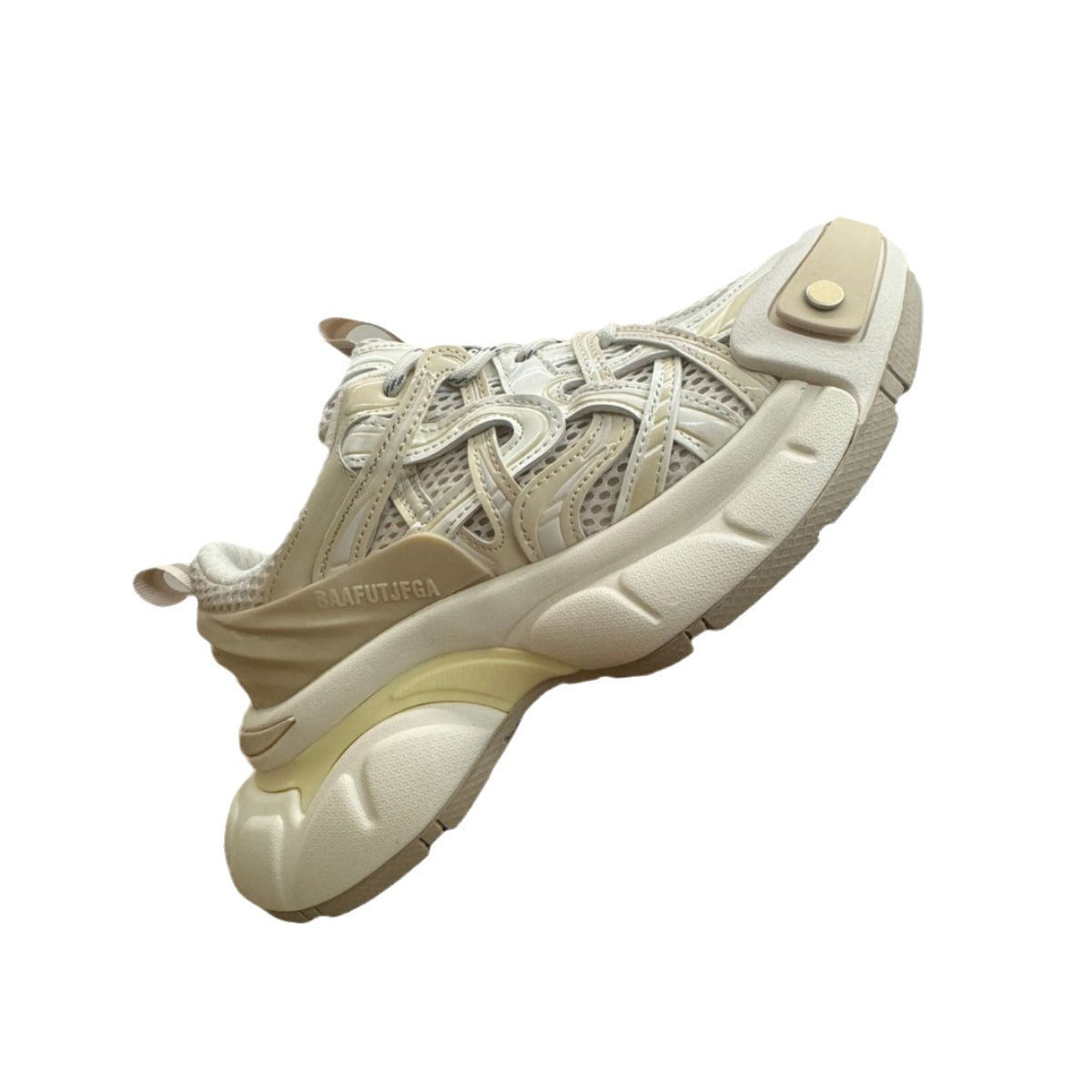 Couple Increased Platform Obsidian Dad Niche Sneakers