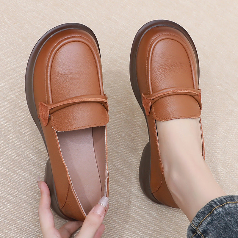 Women's Authentic Mom Comfortable Pumps Soft Surface Loafers