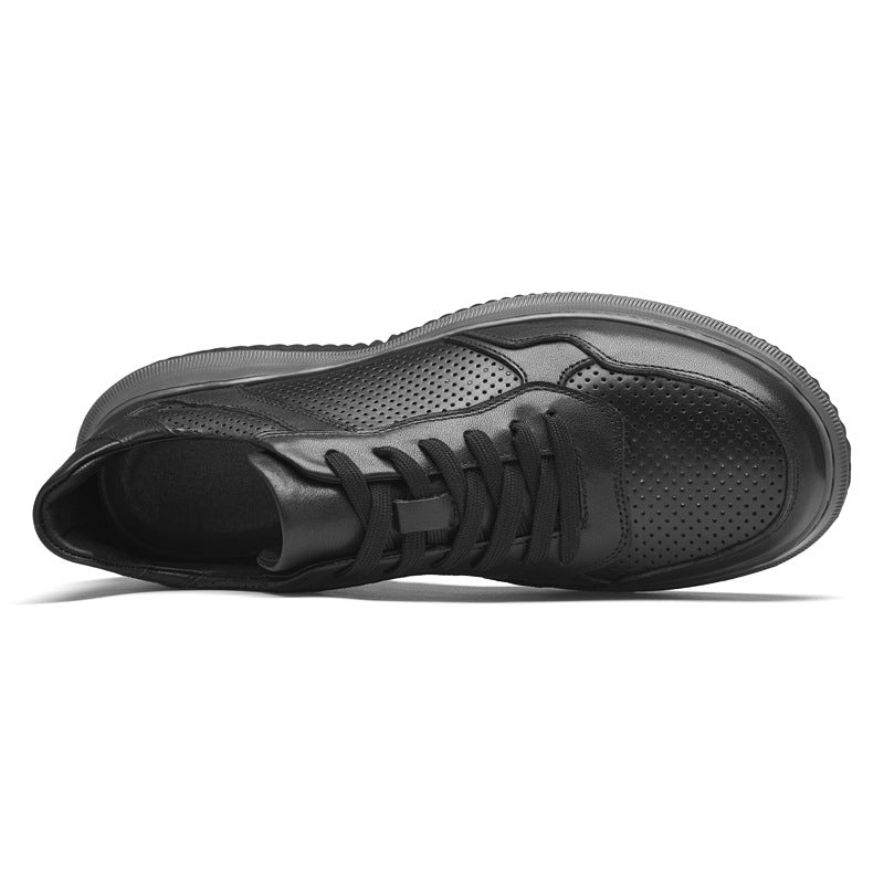 First Layer Cowhide Comfortable Breathable Service Leather Shoes