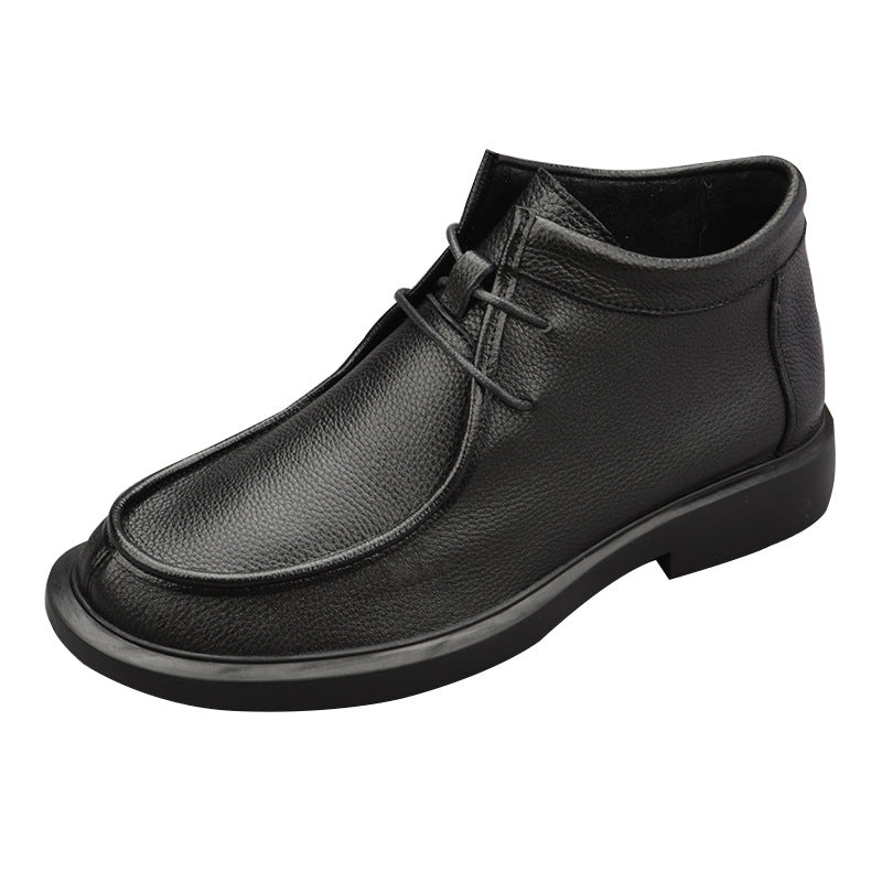 Men's Martin Soft Breathable Comfortable Genuine Front Boots