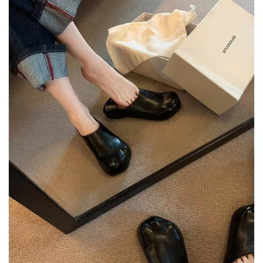 Women's Cat's Paw Soft Surface Step-on Two-way Wear Super Women's Shoes