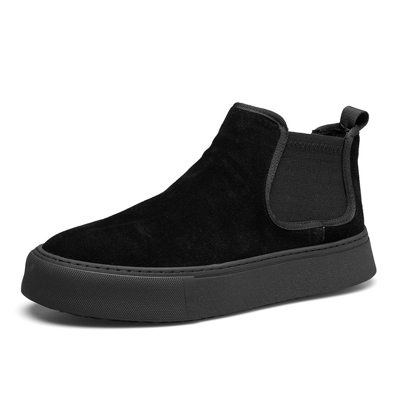 Men's Winter Fleece-lined Warm Thick-soled Martin Boots