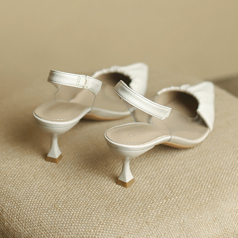 Women's & Men's Spring High-grade Closed Toe High With Skirt Heels