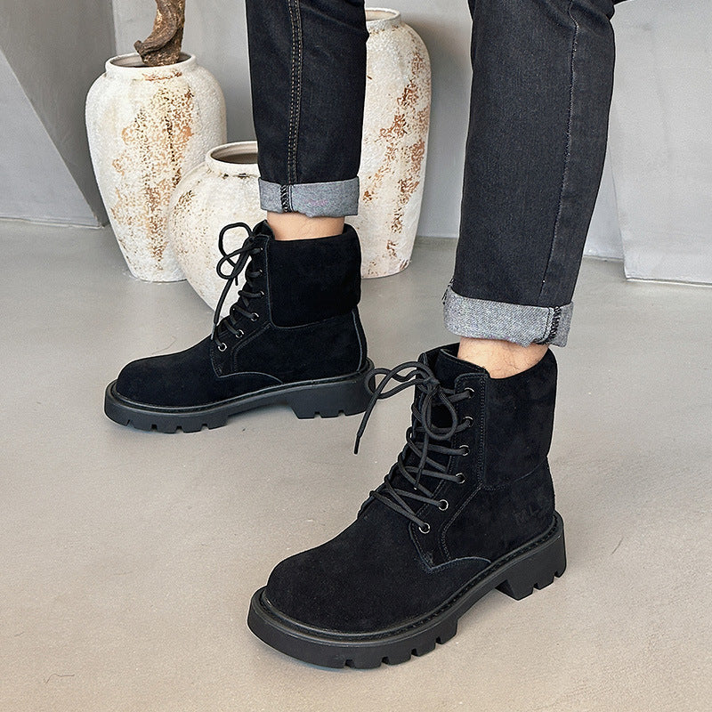 Women's & Men's Wang Vintage Martin Couple Big Chunky Snow Boots