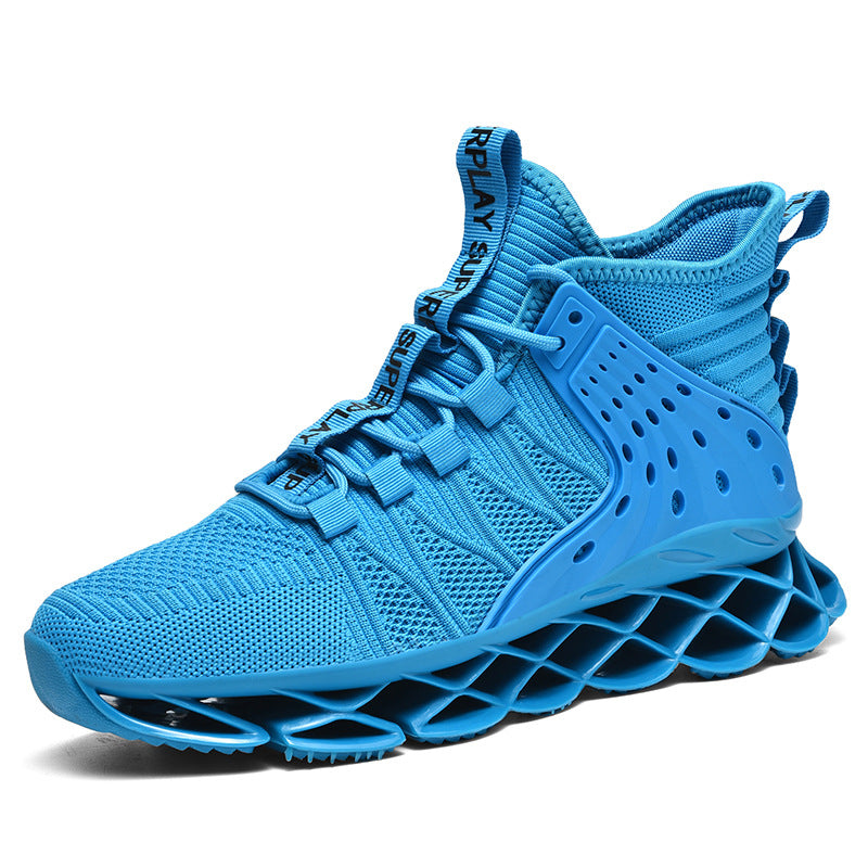 Men's Blade Basketball Running Plus Size Mesh Sneakers