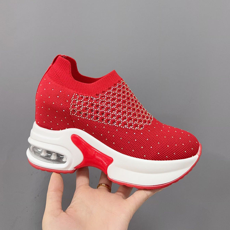 Women's Autumn Lightweight Breathable Running Air Cushion Casual Shoes