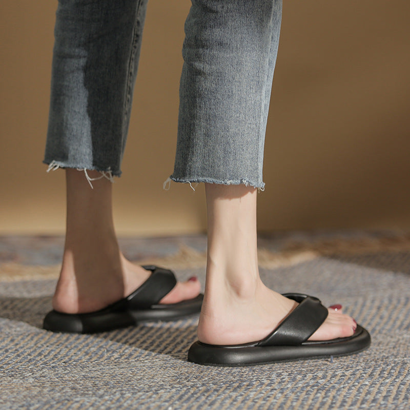 Women's Design Sense Niche Platform Retro Roman Sandals
