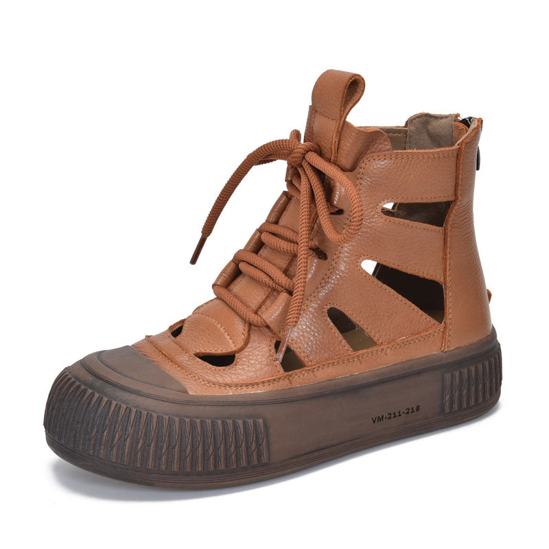 Women's Price Roman Retro Rub Colored Authentic Toe Box Boots
