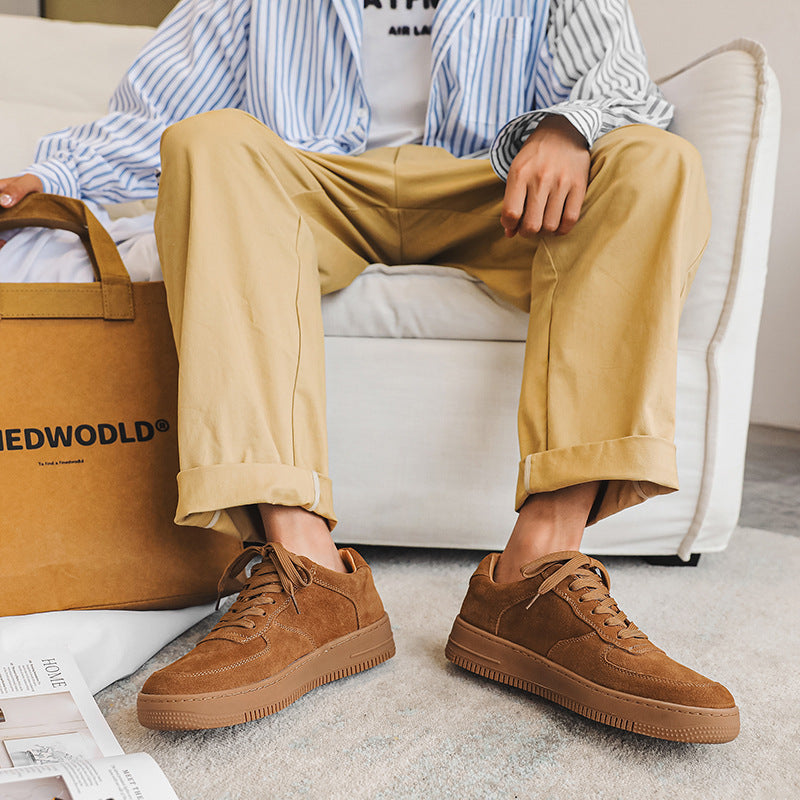 Men's Retro Tooling Suede Genuine Board Sports Sneakers