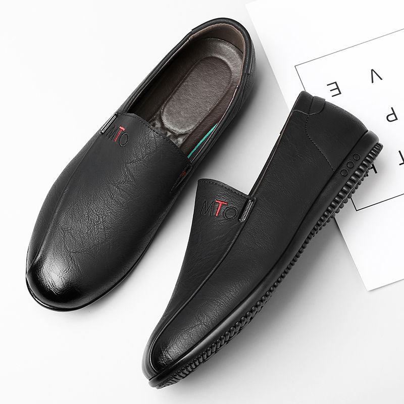 Men's Durable Attractive Charming Flat Driving Leather Shoes