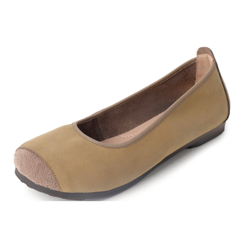 Women's Retro Flat Low-cut Comfortable Soft Bottom Loafers