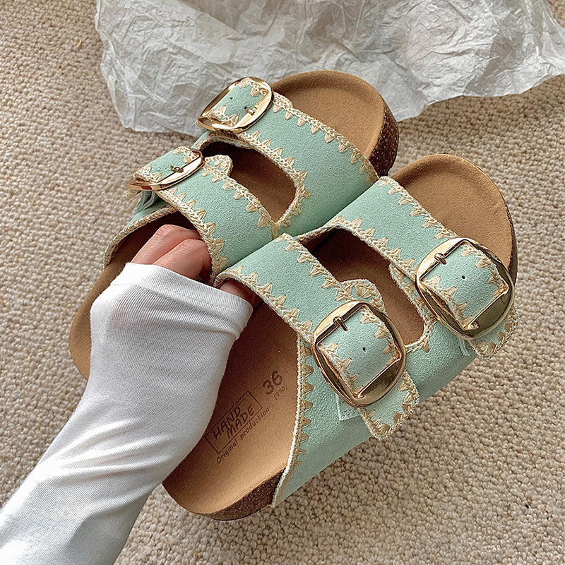 Women's Items Platform Summer Thick Bottom Slip-on Slippers