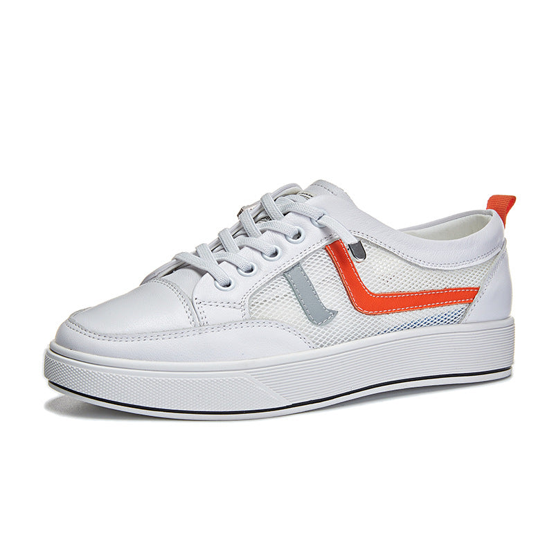 Women's & Men's White Mesh Breathable Versatile Sports Plus Casual Shoes
