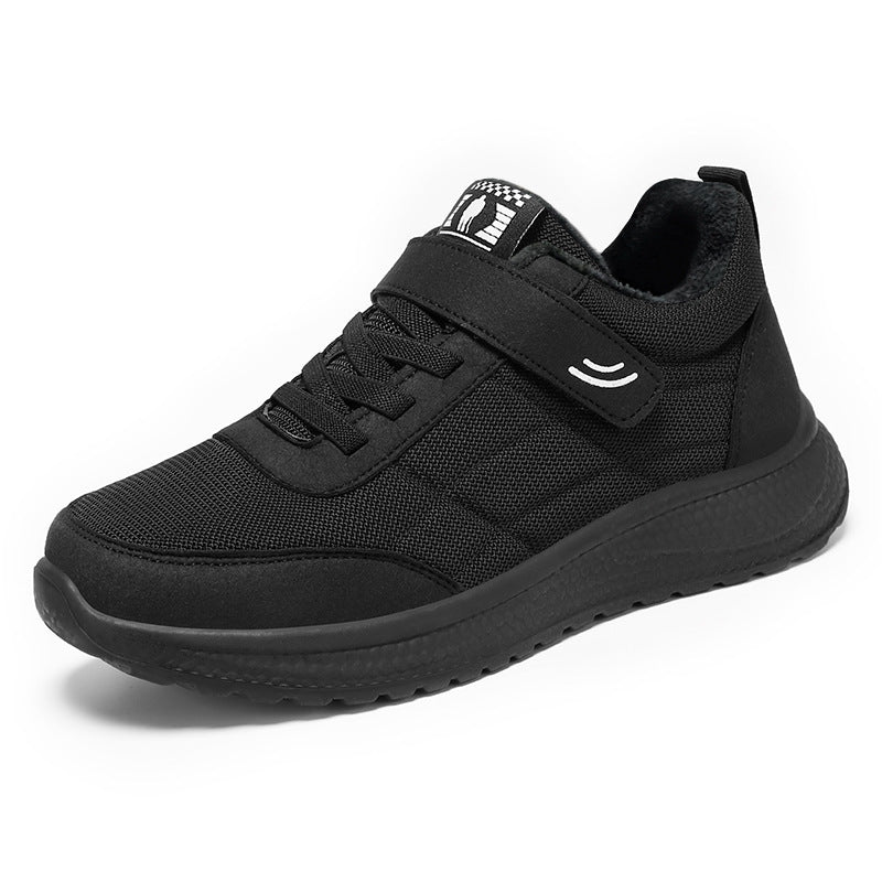 Men's Pure Color Versatile Sports Velcro Convenient Casual Shoes