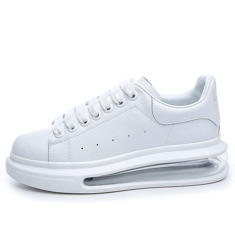 Women's Platform Air Cushion White High-grade Spring Height Increasing Fashion Korean Women's Casual Shoes