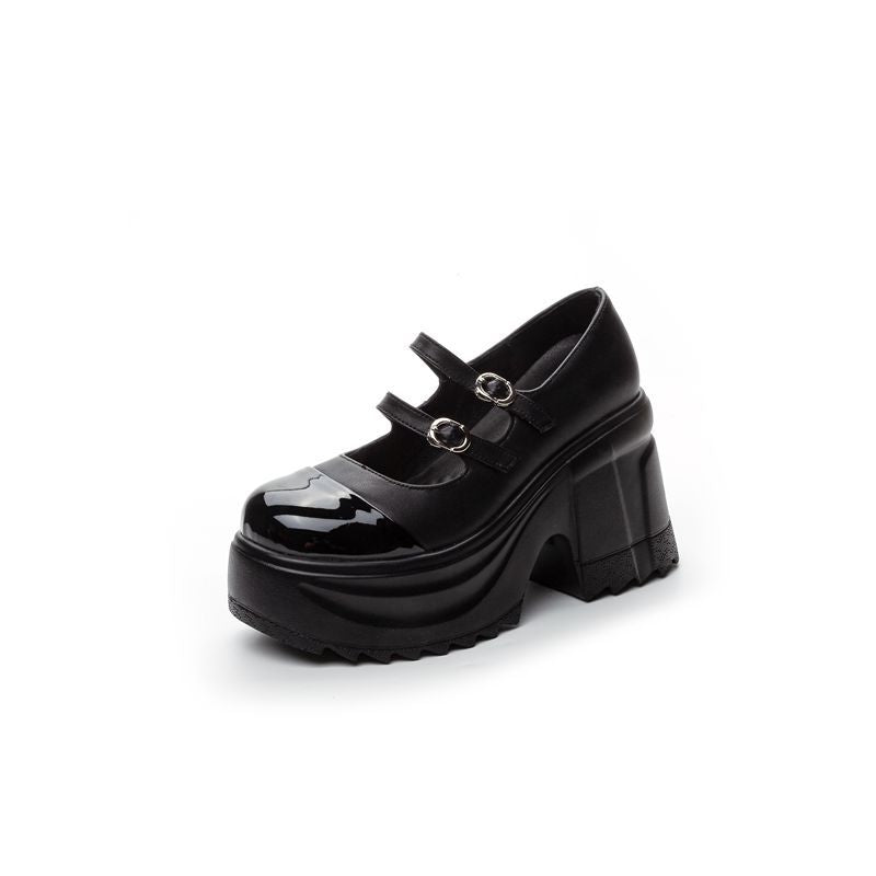 Women's Shallow Mouth Little Princess Mary Jane Loafers