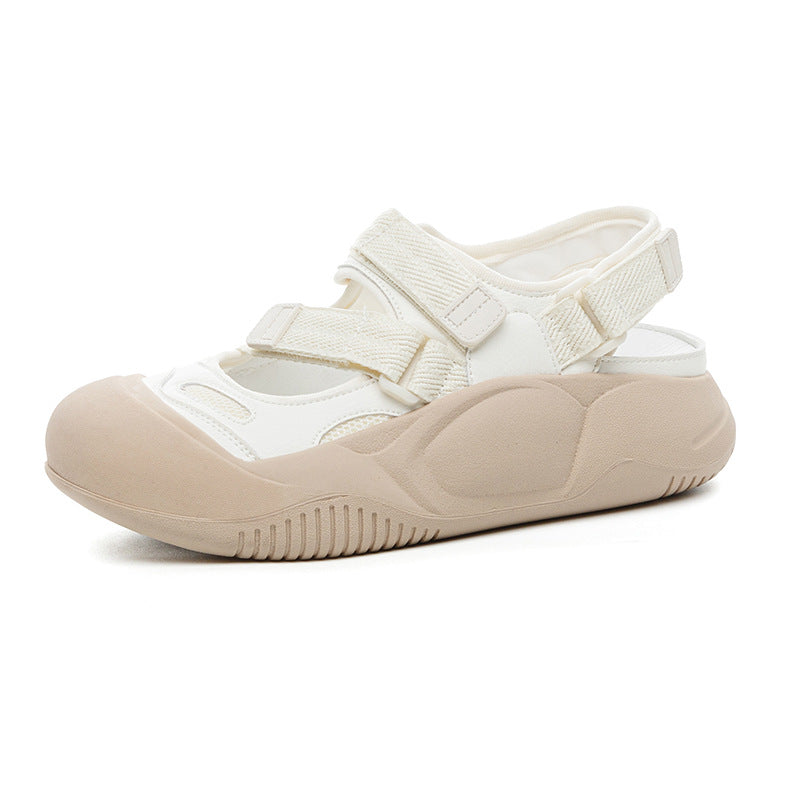 Women's Summer Wear Thick Bottom Round Head Breathable Sandals