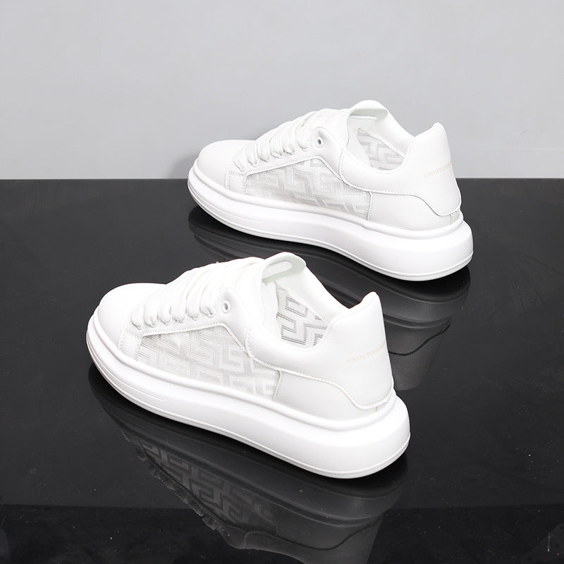 Women's & Men's Mcqueen Genuine Thick-soled Summer Versatile Breathable Single Casual Shoes