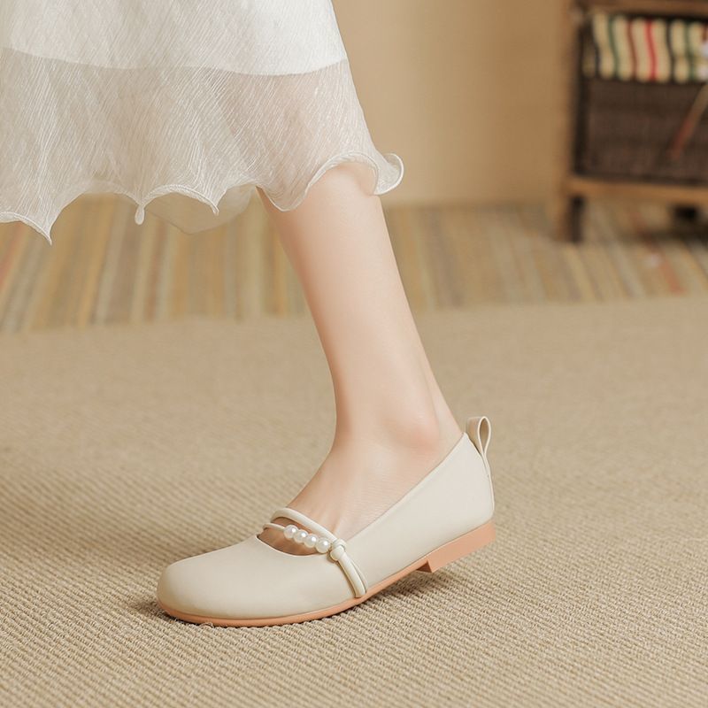 Women's Style Mary Jane Summer Pumps Pearl Women's Shoes