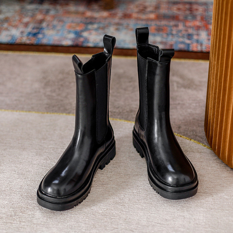 Women's British Style Martin For Plus Size Boots