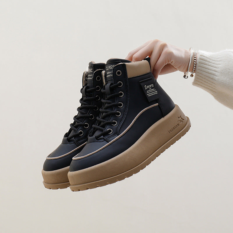 Women's Autumn Korean Style Breathable White Board Casual Shoes