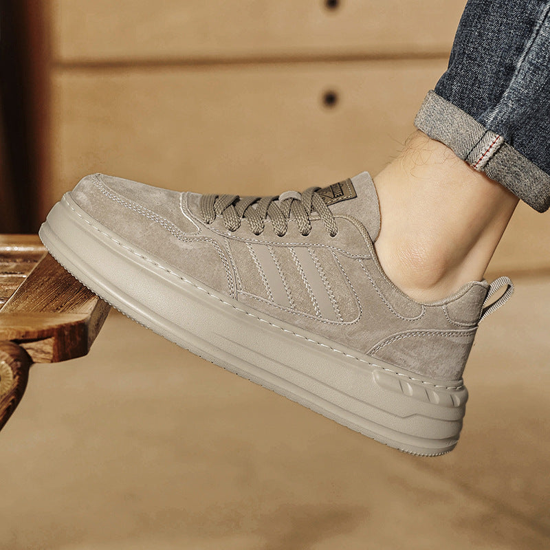 Men's Skateboard Four Lightweight Platform Fashion Trend Low Men's Board Shoes
