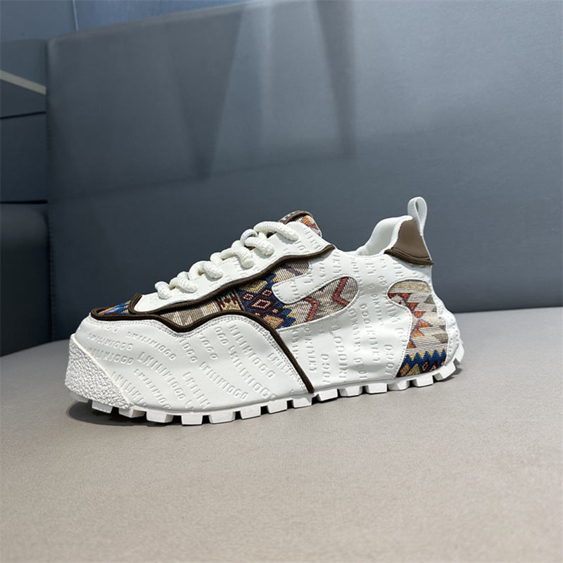 Men's Youth Western Style Autumn Sports Running Cloth Casual Shoes