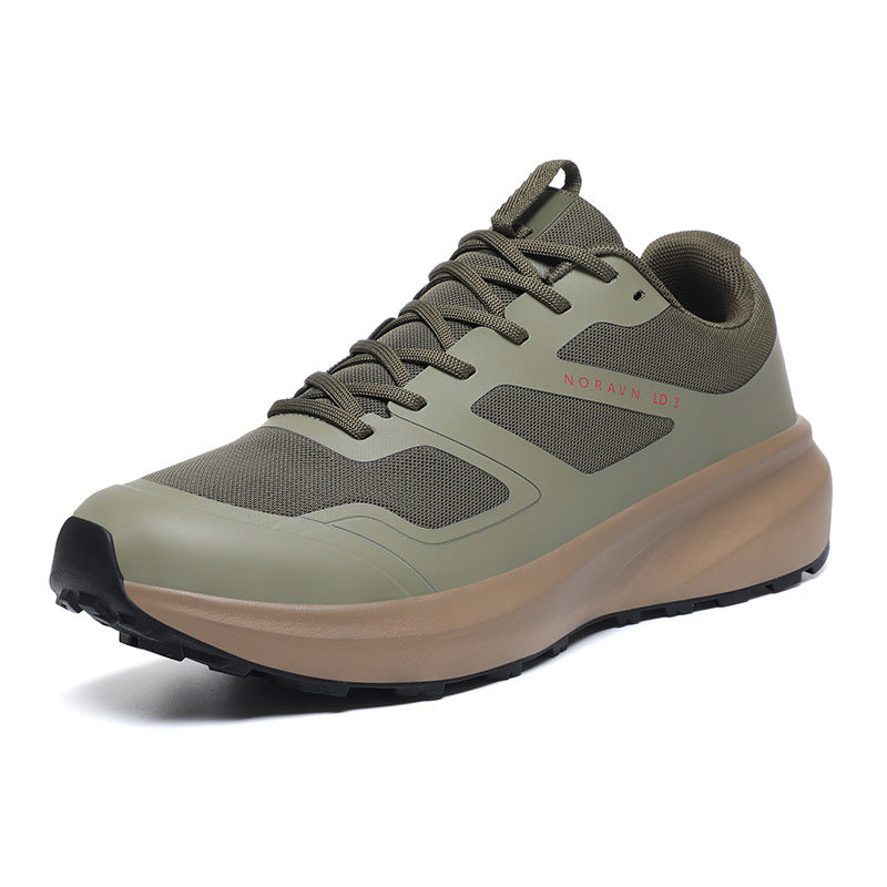 Men's Flat Waterproof Outdoor Hiking Running Commuter Sneakers