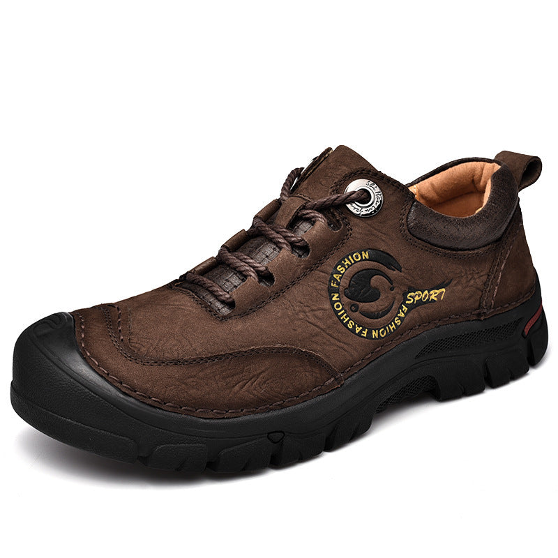 Men's Outdoor Platform Hiking Plus Size Top Casual Shoes