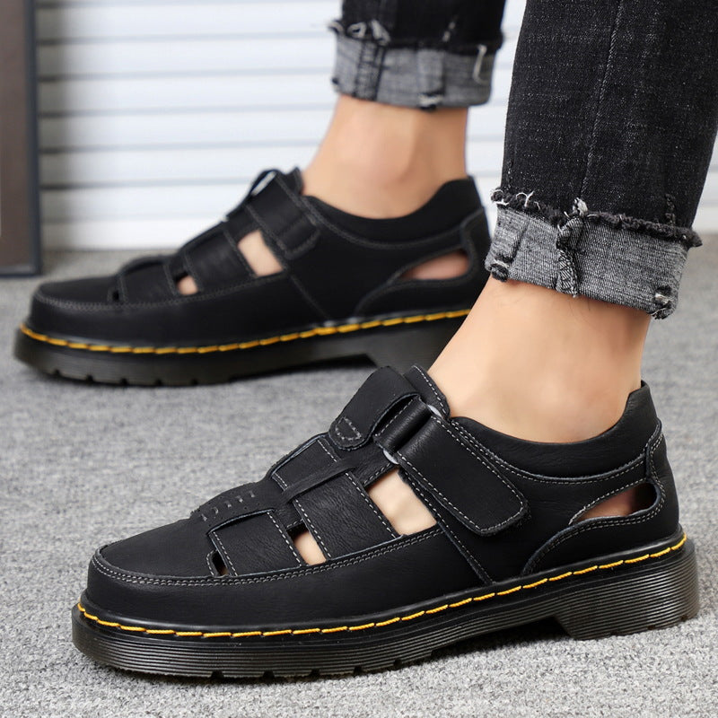 Men's Summer Plus Size Pump Sports Hollow Sandals