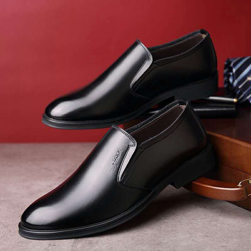Men's Autumn Business Formal Dad Popular Fashion Leather Shoes