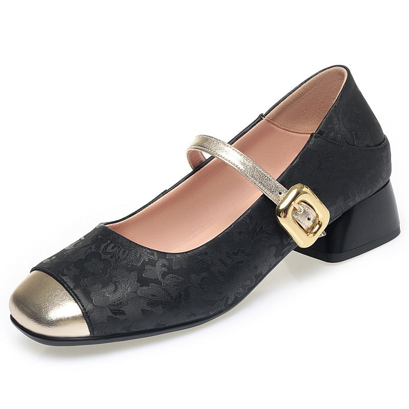Women's Large Size Round Head Comfortable Soft Women's Casual Shoes