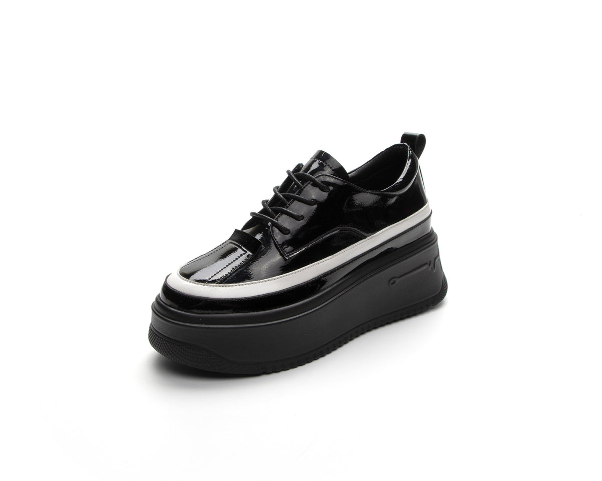 White Platform Female Summer Heighten Black Casual Shoes