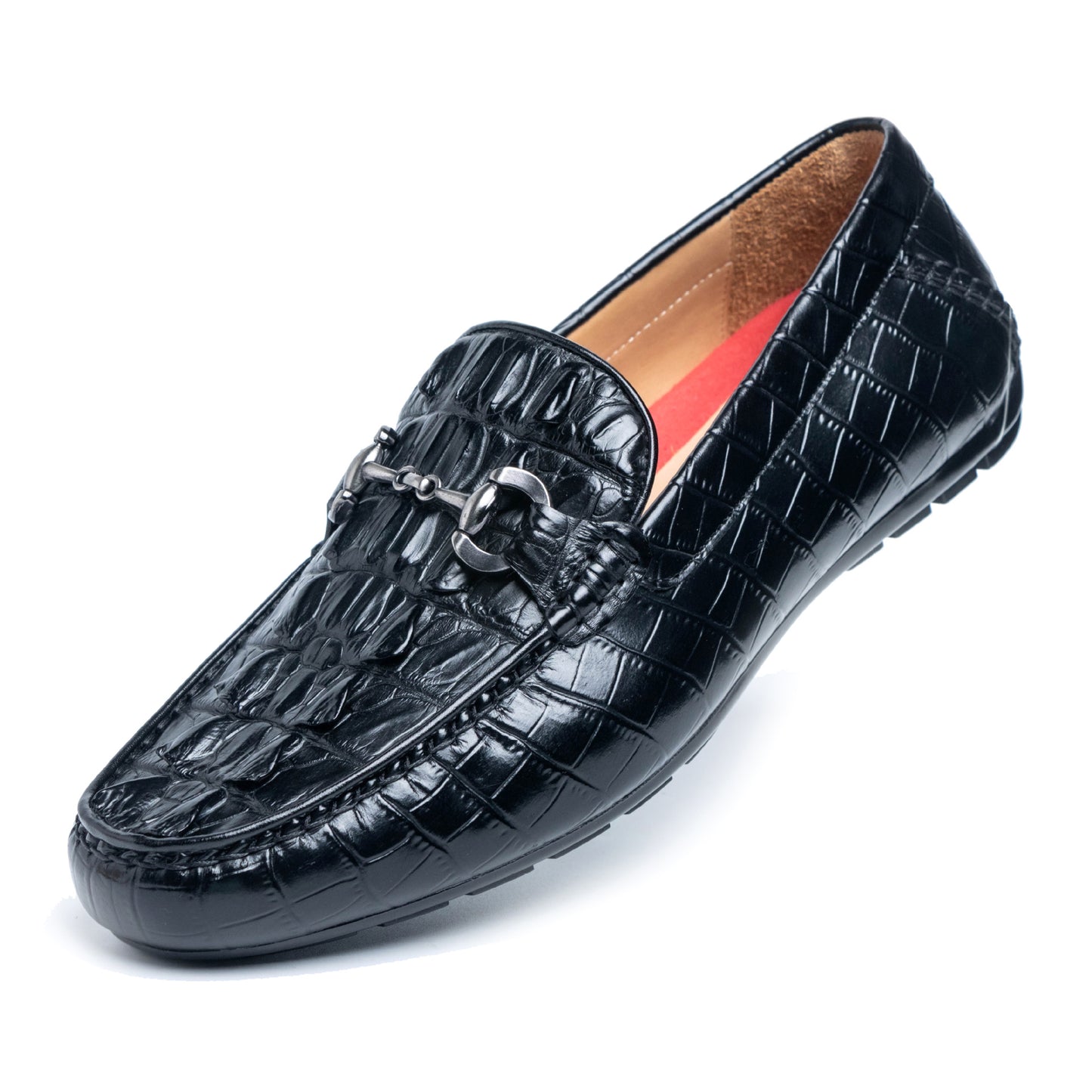 Men's Crocodile Summer Tods Slip-on Genuine Business Casual Shoes