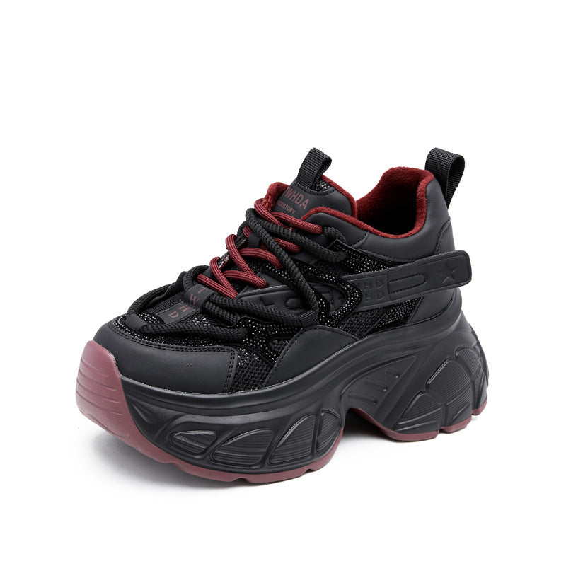 Women's Bottom Height Increasing Insole Dad Autumn Fashion Casual Shoes