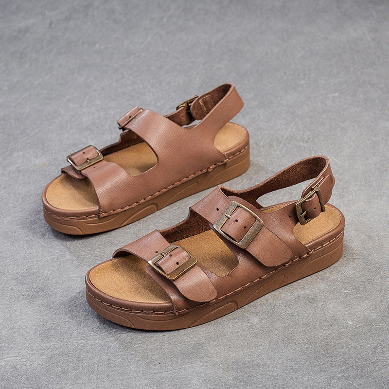 Women's Breathable Mobile Buckle Fashion First Layer Sandals