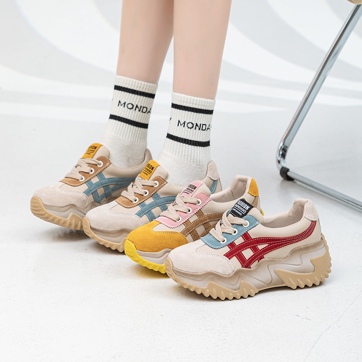Women's & Men's Increasing Insole Platform Dad Autumn Fashion Men's Shoes