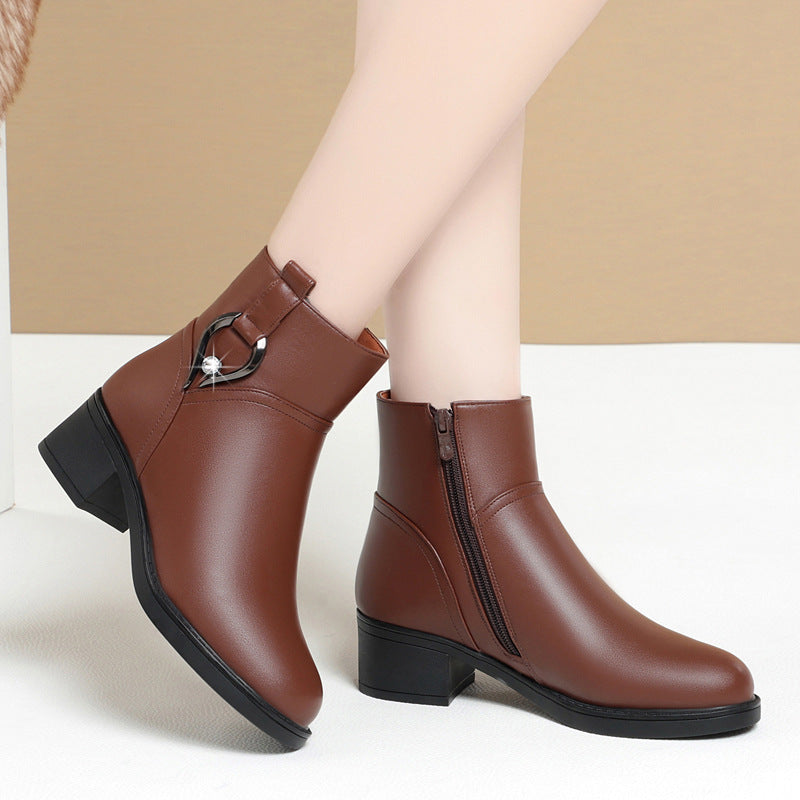 Mother's Soft Soled Veet Female Ankle Boots