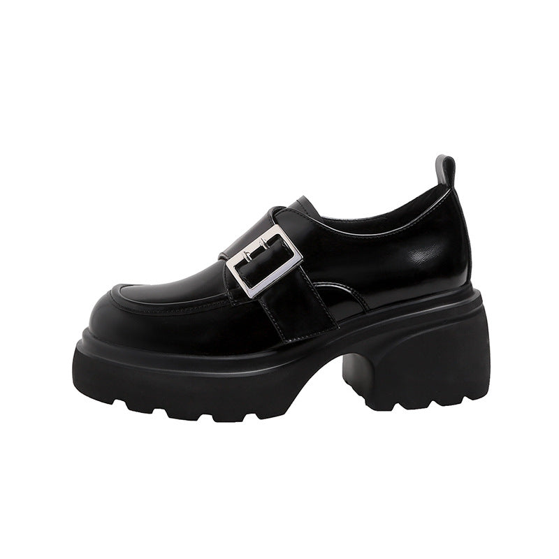Women's Platform Spring Chunky Pumps Design Versatile Loafers