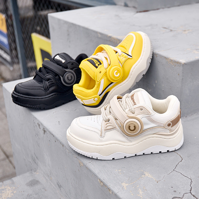 Women's & Men's National Fashion Retro Couple Niche Headphones Casual Shoes