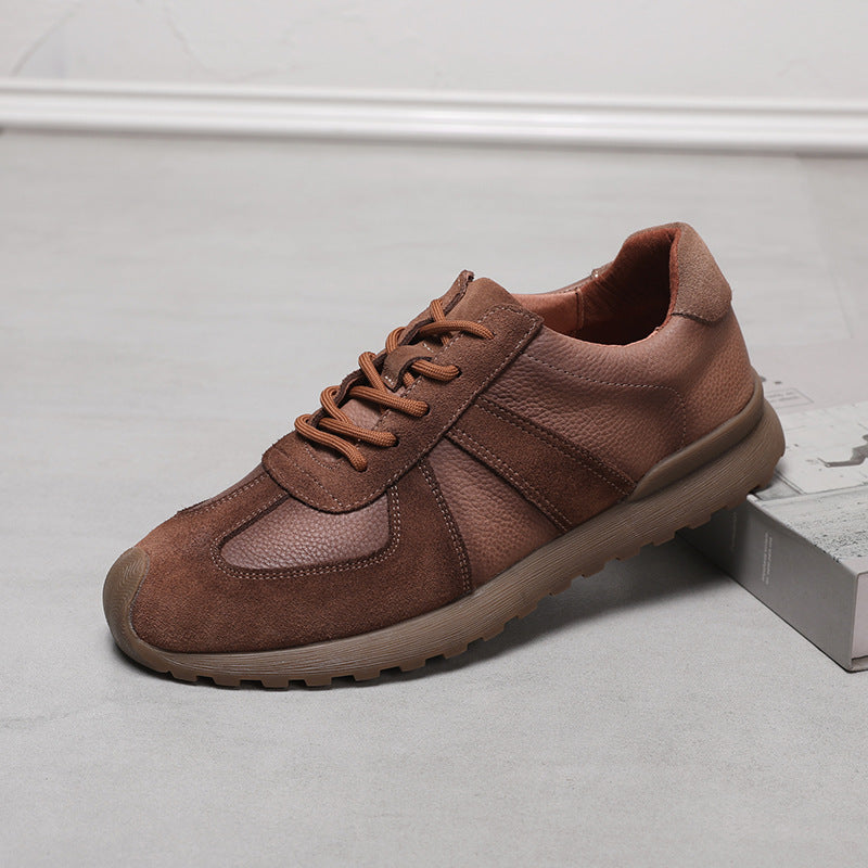 Men's Spring Genuine Tendon Bottom Comfortable Breathable German Men's Casual Shoes
