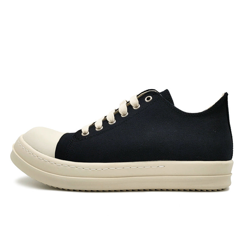 Women's & Men's Bottom Lovers Black White Board Trendy Canvas Shoes
