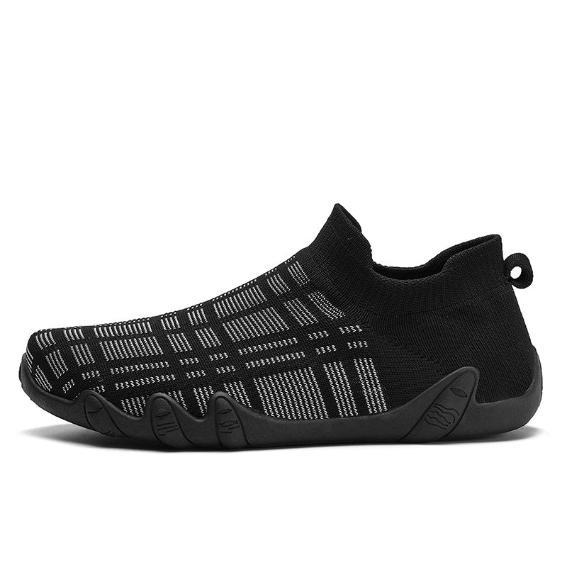 Men's Mesh Flying Woven Thin Breathable Soft Casual Shoes